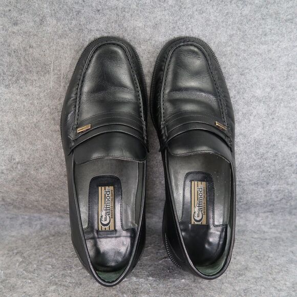 Calimod Shoes Mens 41 Loafer Moccasin Classic Slip On Leather Lifestyle Black - Picture 5 of 16